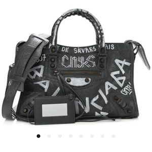 Balenciaga Graffiti City Bag Small Crossbody AUTHENTIC
